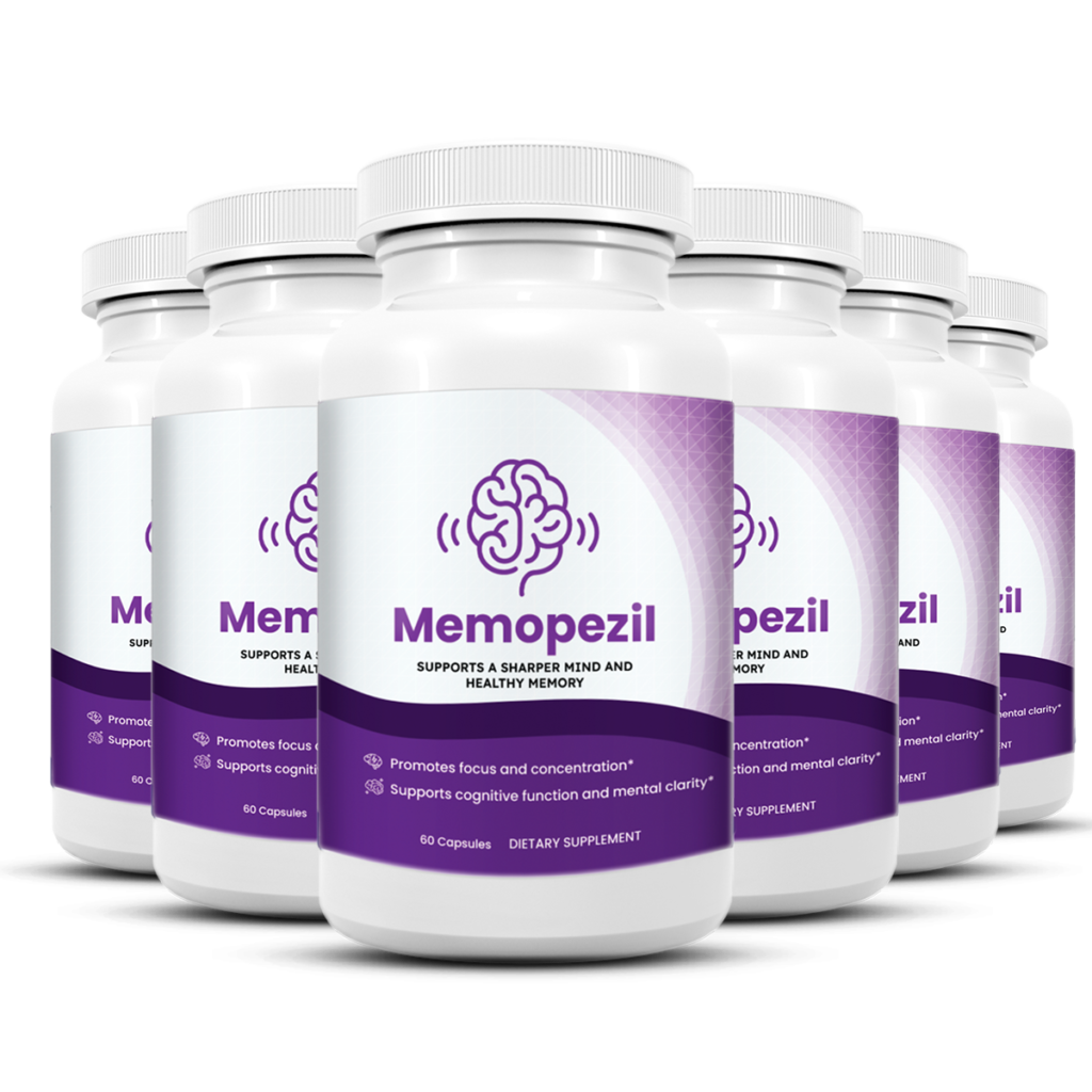 Memopezil® 6 bottle pack — 180-day brain and memory support supply
